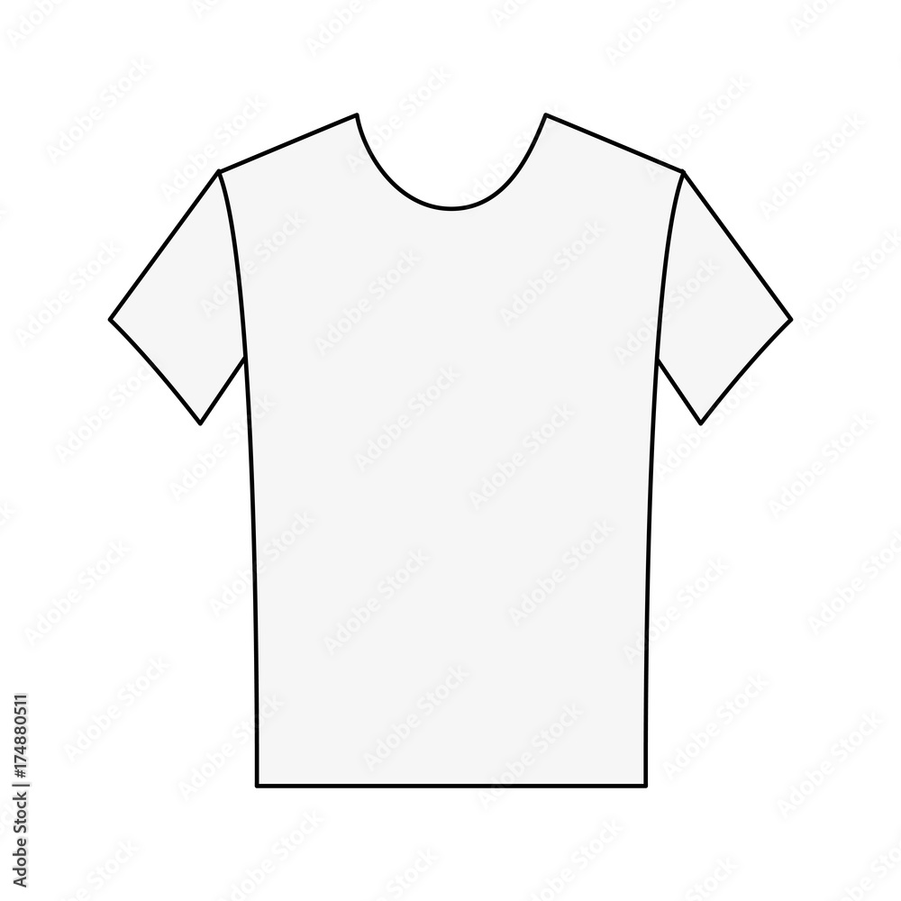 Sport tshirt clothes icon image vector illustration design Sport tshirt clothes icon image vector illustration design