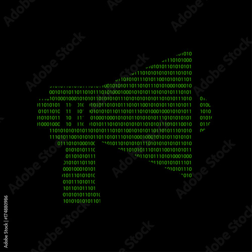 Hacker - 101011010 Icon - Megaphon