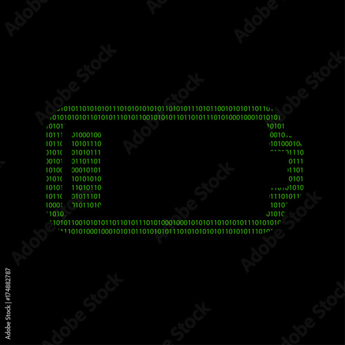 Hacker - 101011010 Icon - Akku leer