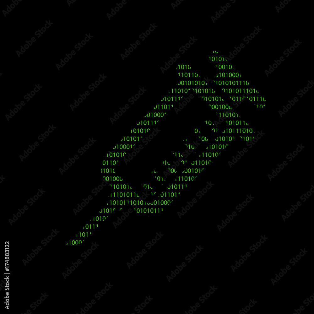 Hacker - 101011010 Icon - Spritze - Apotheke