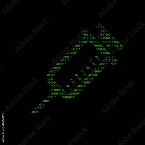 Hacker - 101011010 Icon - Spritze - Apotheke