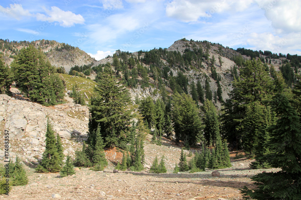 Lassen Volcanic National park in California, USA Lassen Volcanic National park in California, USA