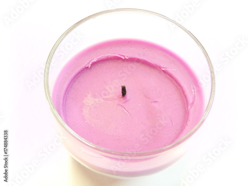 a pink candle