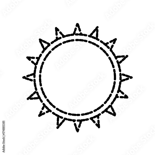 Sun isolated symbol icon vector illustration graphic design