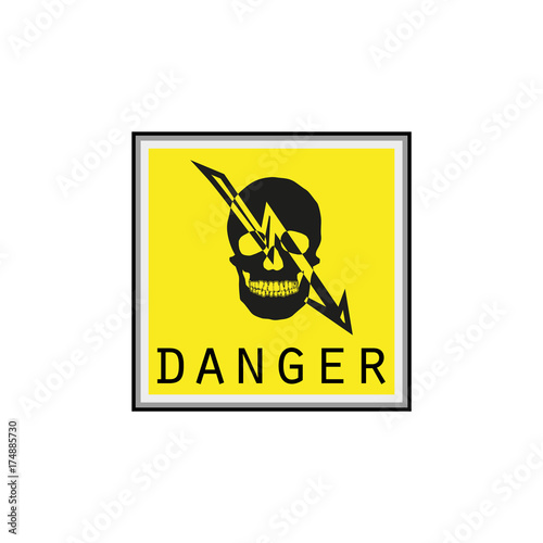 stickers for electrical distribution board consumer electrical safety, electricity, current protection