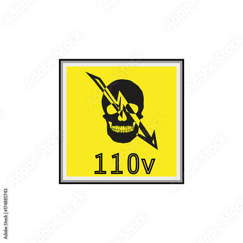 stickers for electrical distribution board consumer electrical safety, electricity, current protection