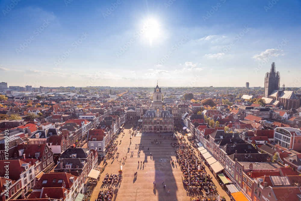 Fototapeta premium Delft landmark