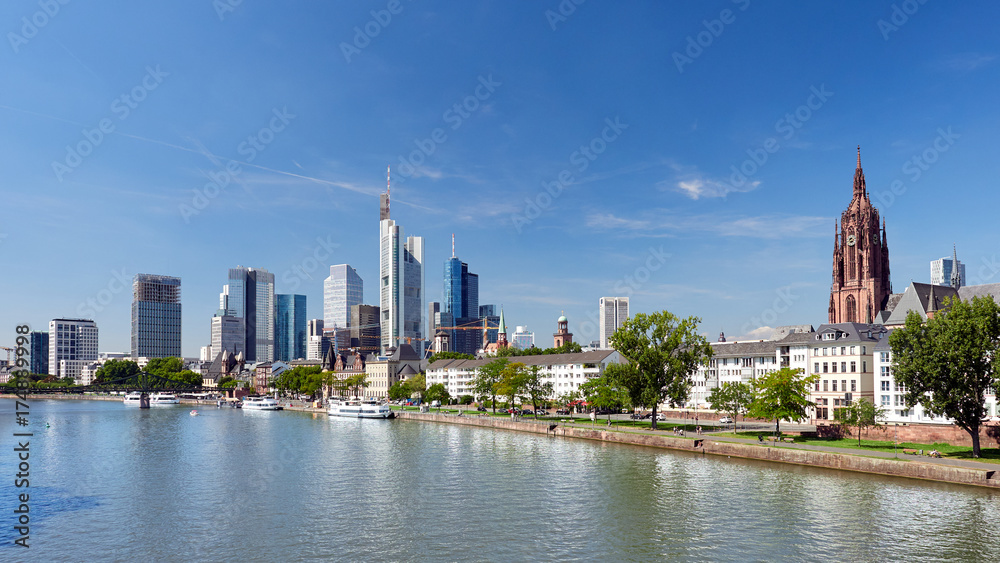 Obraz premium Skyline Frankfurt am Main