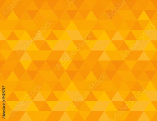 Bright orange background, repeating seamless vector pattern in vibrant shades. Strong energy, for positive thinking, optimism and happiness.