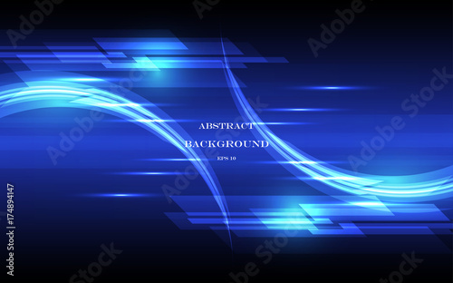 Abstract technology background Hi-tech communication concept futuristic digital innovation background vector illustration