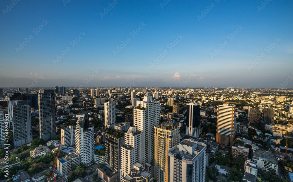 Obraz premium urban cityscape view on day time