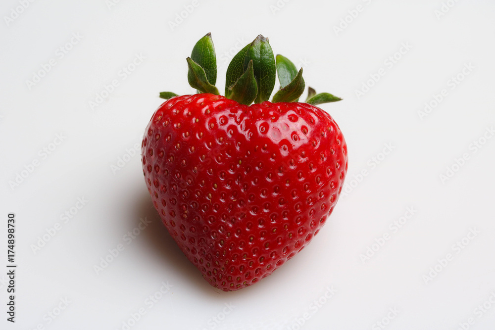 Heart-shaped Strawberry