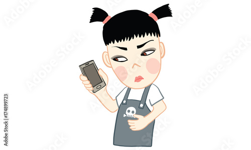 woman action vector