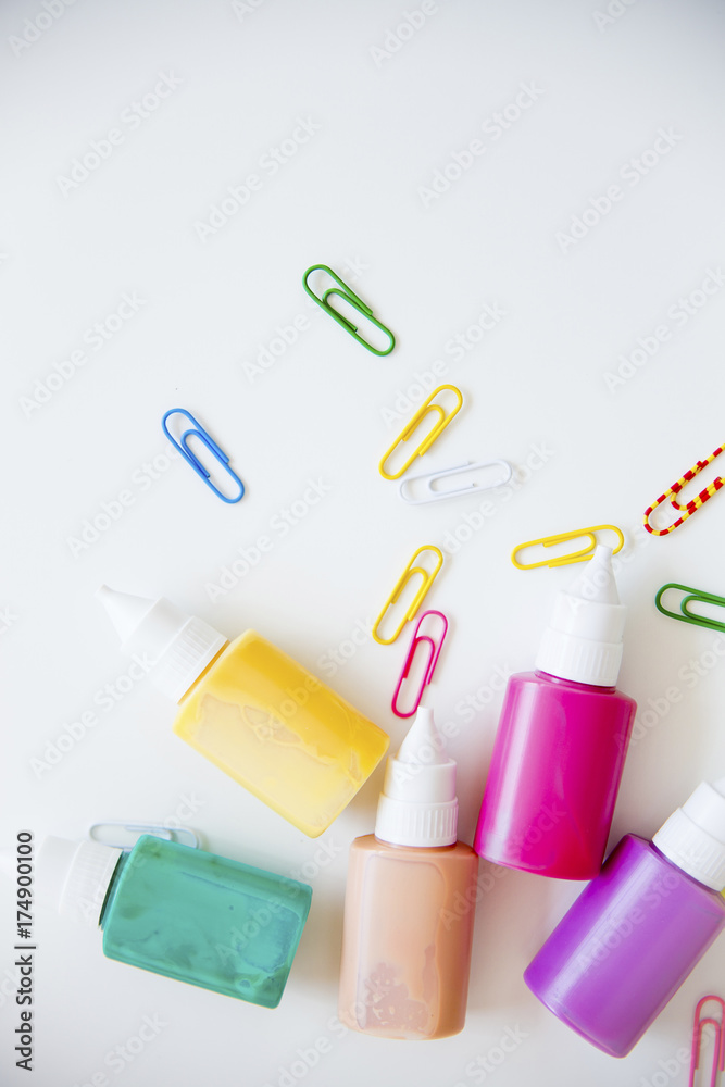 Several school items Several school items