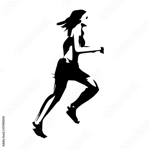 女性ランナー