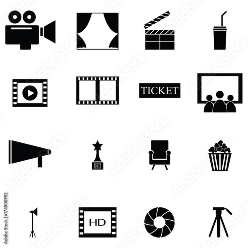 movie icon set