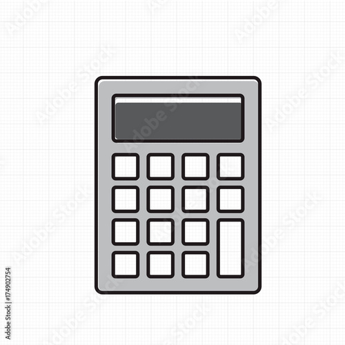 Vector of calculator icon