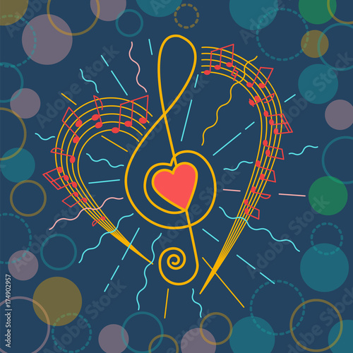 background of musical representation