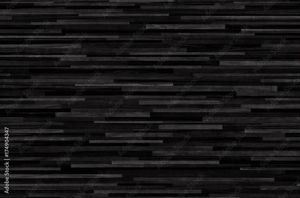 Black wood parquet texture. background old panels Black wood parquet texture. background old panels