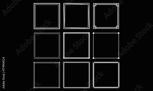 Decorative Vector Frames and Borders