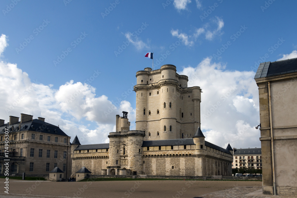 The Château de Vincennes is old French royal fortress and castle in Vincennes town, now a suburb of Paris, France