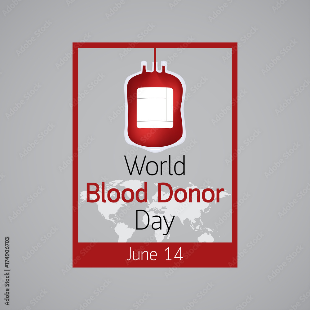 World Blood Donor Day vector icon illustration World Blood Donor Day vector icon illustration