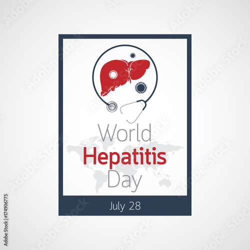 World Hepatitis Day vector icon illustration