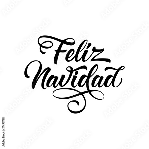 Feliz Navidad Lettering
