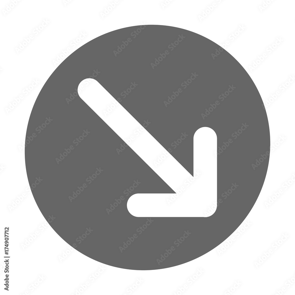 Pointer, arrow in modern flat style. Arrow button isolated on white background. Symbol for web design, site, app, UI. Pointer, arrow in modern flat style. Arrow button isolated on white background. Symbol for web design, site, app, UI.