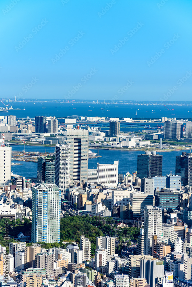 東京の都市風景　日中