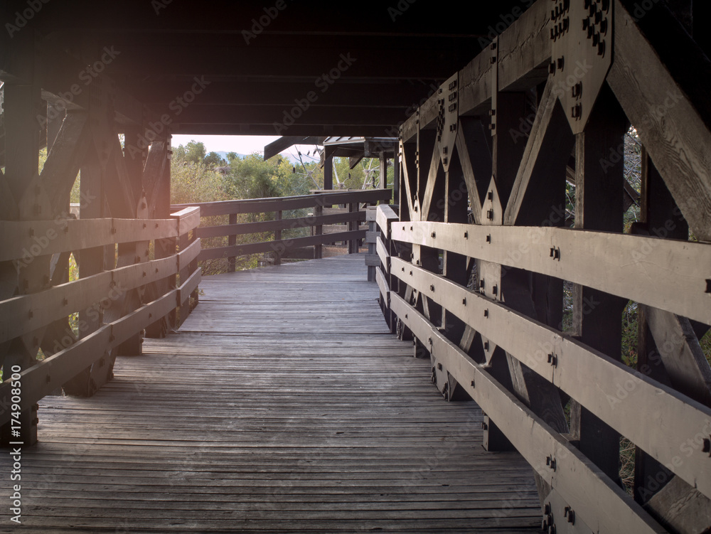 Obraz premium Covered Walkway