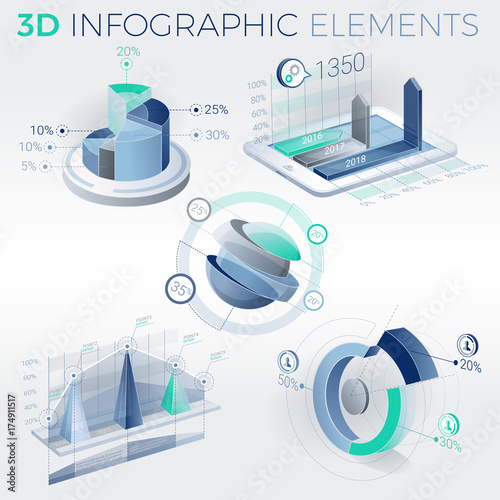 3D Infographic Elements