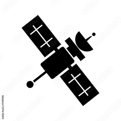 Artificial satellite icon