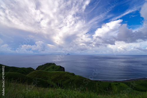 View from Vayang Rolling Hills, Ivatan Island, Batanes photo