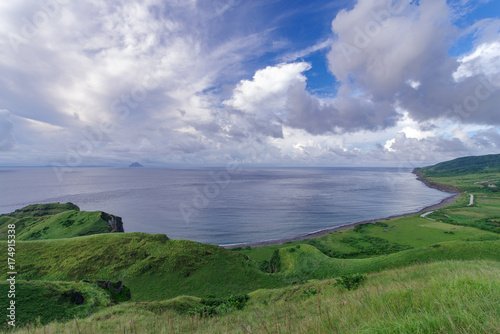 Fototapeta Naklejka Na Ścianę i Meble -  View from Vayang Rolling Hills, Ivatan Island, Batanes