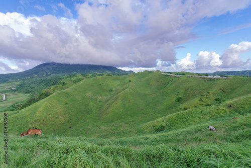 View from Vayang Rolling Hills, Ivatan Island, Batanes photo