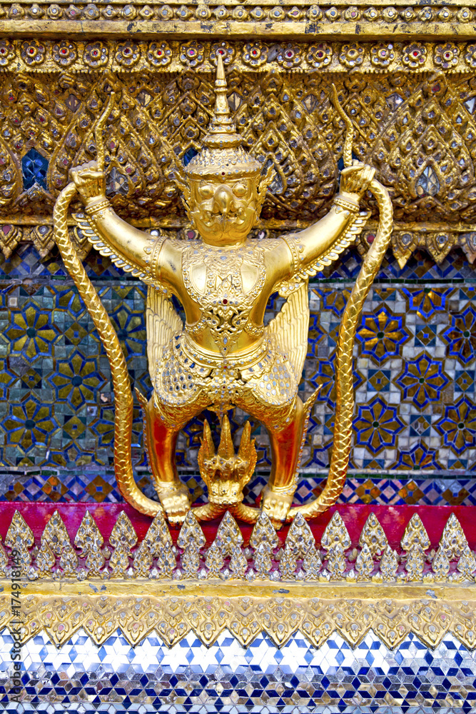 demon   the temple bangkok asia   thailand