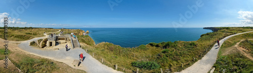 Pointe du Hoc, Cricqueville-en-Bessin, Normandie, Calvados, France