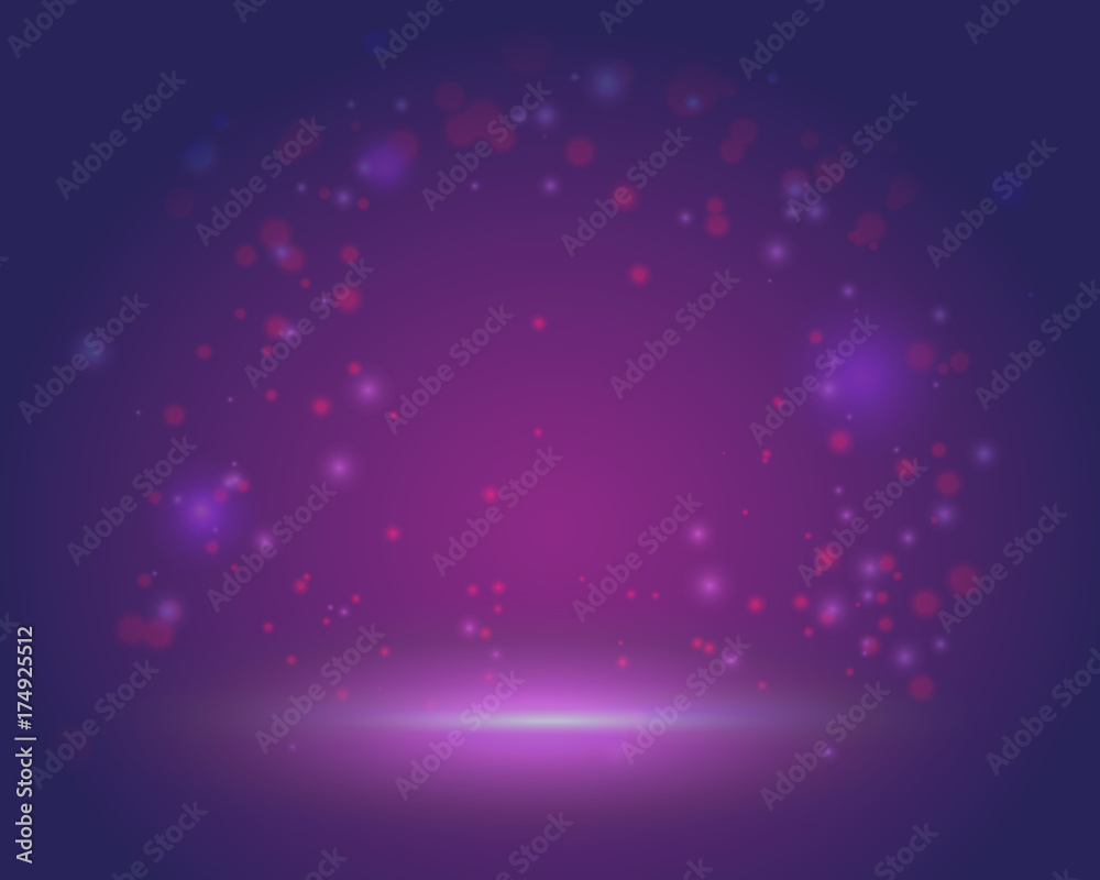 Obraz premium Magic scene beautiful background blank template