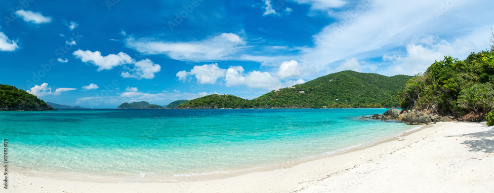 Picture perfect beach at Caribbean