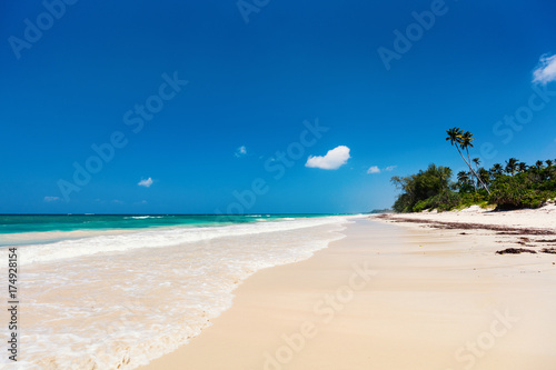 Landscape of beautiful beach