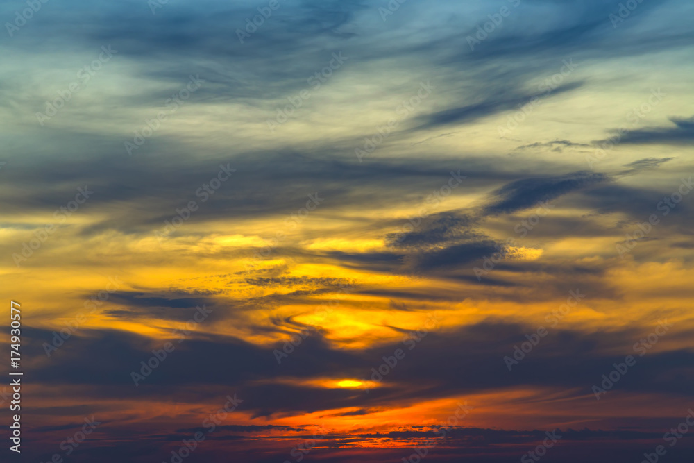 Obraz premium Natural Sunset Sunrise