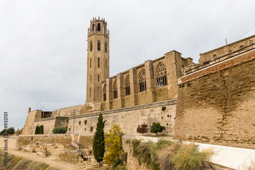 the city of Lleida in Catalonia, Spain