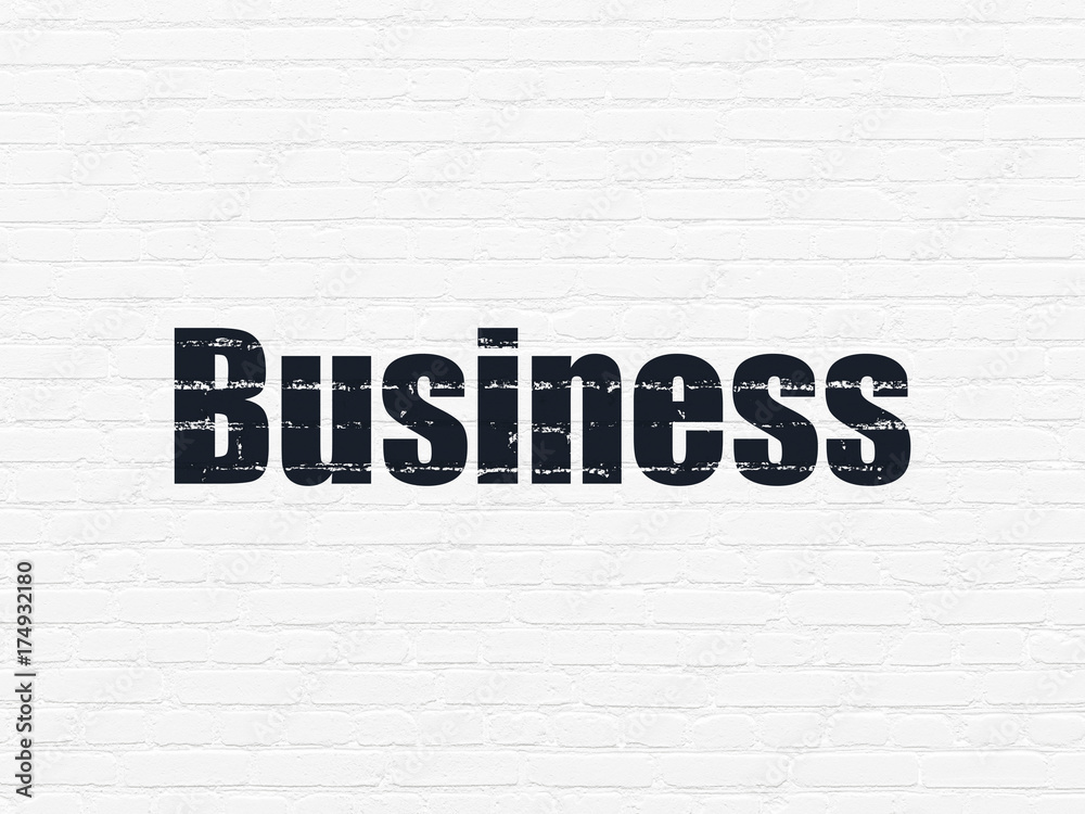 Finance concept: Business on wall background Finance concept: Business on wall background