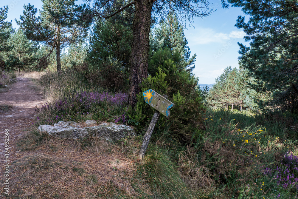Roadsign on the Way of St. James ( Roadsign on the Way of St. James (