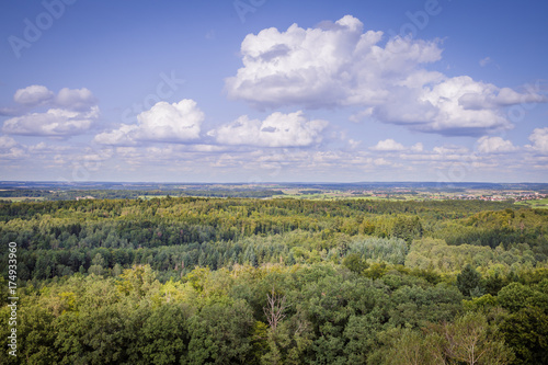 Aussicht vom Turm auf dem Burgberg Crailsheim