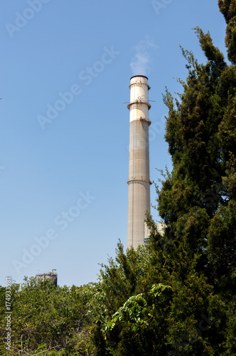 Industrial chimney stack
