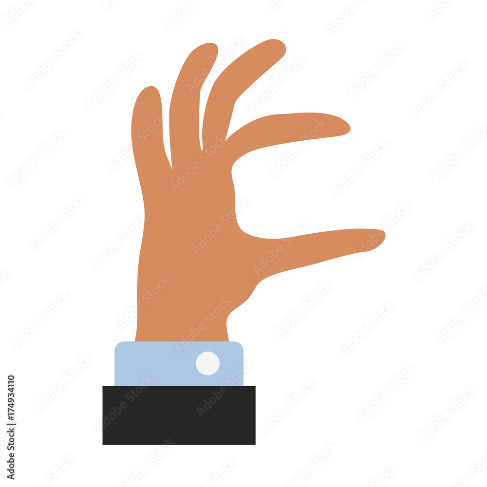 hand gesture flat icon