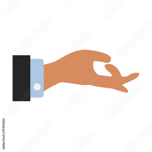 hand gesture flat icon