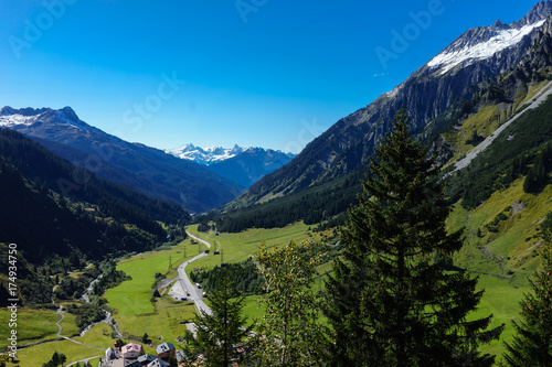 A, Vorarlberg, Bregenzerwald, Blick in Lechtal bei Stuben